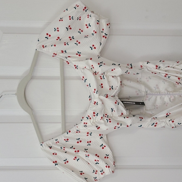 🍒 NWT Fashion Nova Cherries Cut out Dress Ruched XL - Picture 5 of 9